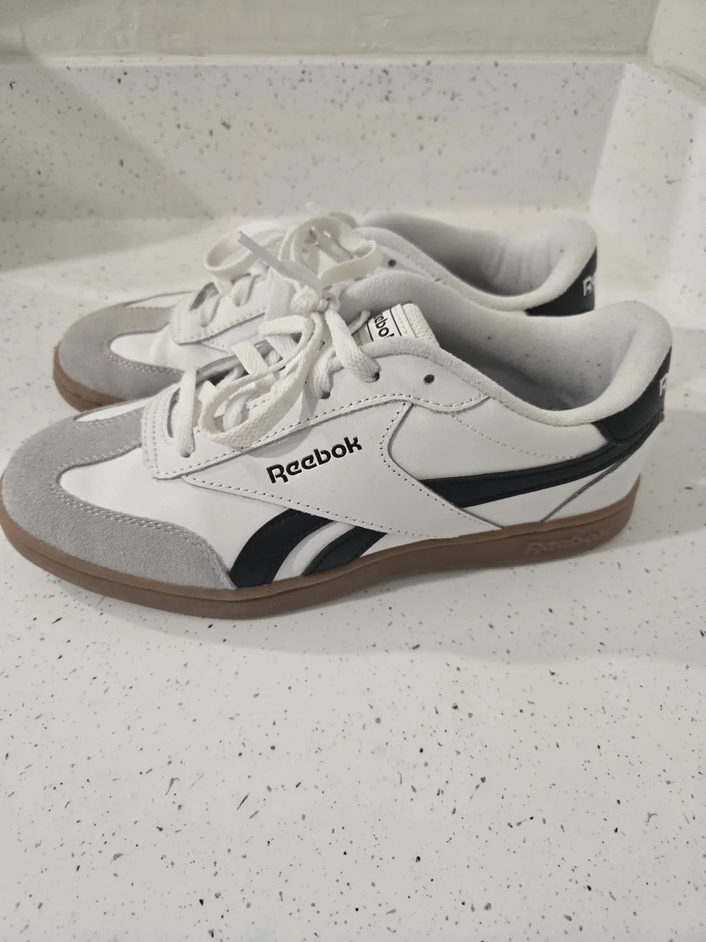 Reebok Classic White & Black Sneakers - Picture 4 of 7